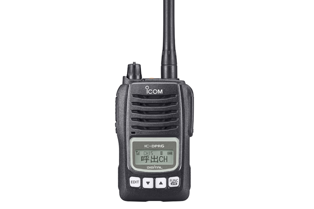 簡易無線機 アイコム ICOM IC-DPR6 スピーカーマイク付き - アマチュア無線