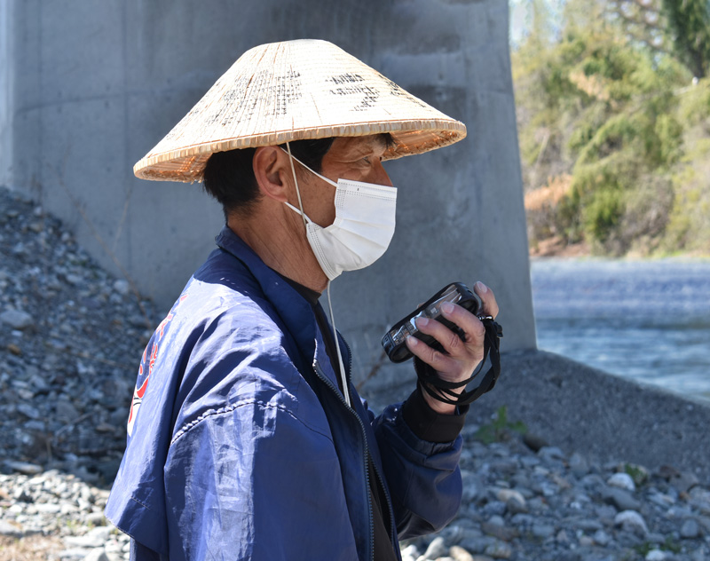 無線機による出航の連絡