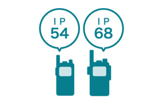IP54とIP68のトランシーバーのイメージ