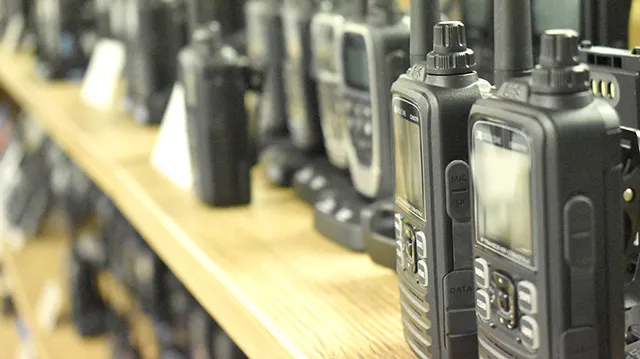 無線機、オプションのお試しが可能