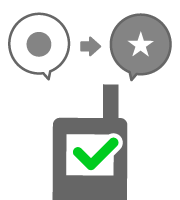 端末で言語を変更するイメージ