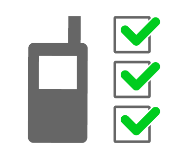 作業完了報告のイラスト