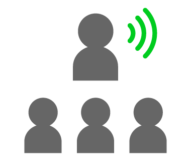 朝礼・終礼のイラスト